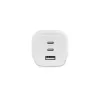 Dicota Barošanas bloks - kompakts, GaN - 65 W - 5 A - PD 3.0 - 3 izejas porti (2 x USB-C, USB)