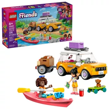 Konstrukciju rotaļlieta LEGO Friends rotaļu komplekts 42659 Draugu piedzīvojumu ceļojums, 220 detaļas, 2 mini figūriņas, vecumam 6+