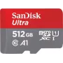 SanDisk microSDHC Ultra 512 GB (UHS-1/Cl.10/100 MB/s) + adapteris, planšetdatoram (00215485)