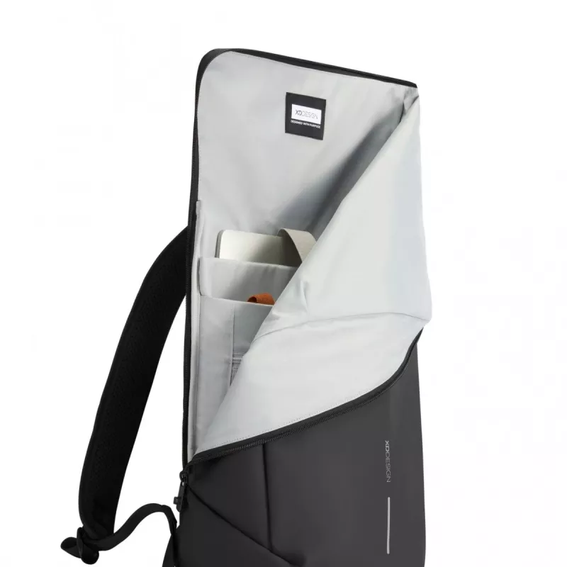 Mugursoma XDDESIGN URBAN FLAP-TOP P706.2601 — ūdensizturīga, viegla, melna