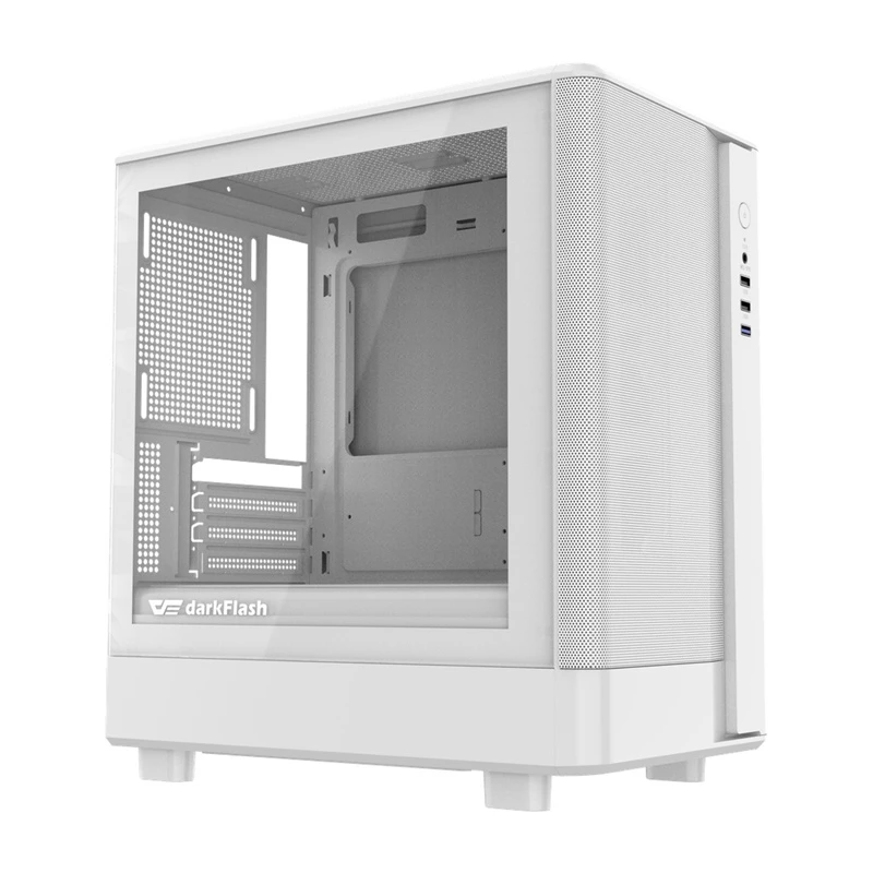 Datorkorpuss Darkflash DB330M Mesh ATX balts