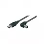 Wentronic Goobay USB 2.0 Hi-Speed kabelis, melns, 2 m - USB 2.0 spraudnis (A tips) > USB 2.0 spraudnis (B tips) (50856)