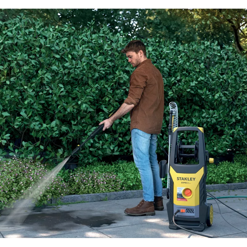 STANLEY SXPW22DHS-E augstspiediena mazgātājs (2200 W, 160 bar, 460 l/h) | 2200 W | 160 bar | 460 l/h