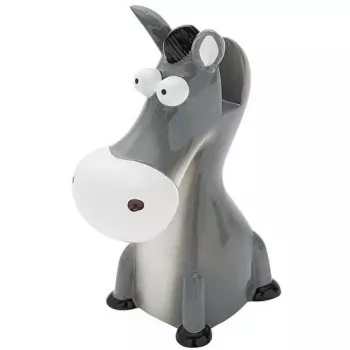 Briļļu turētājs WEDO 202 27105 sveķu universāls briļļu statīvs, antracīts/balts, platums 55 mm