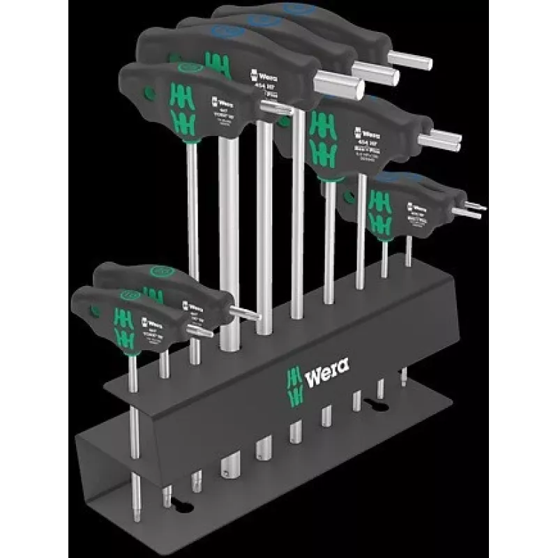 Wera Bicycle Set 6 T veida roktura atslēgu komplekts, 10 gab., glabāšanas kastē (05004174001)