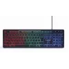 Vadu pilna izmēra tastatūra ar peli Gembird KBS-UML-01 — USB, QWERTY US, 104 taustiņi, melna
