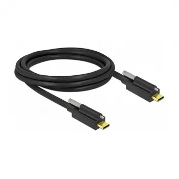 USB-C tipa kabelis DeLOCK 84138 2m Melns