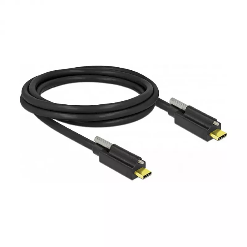USB-C tipa kabelis DeLOCK 84138 2m Melns