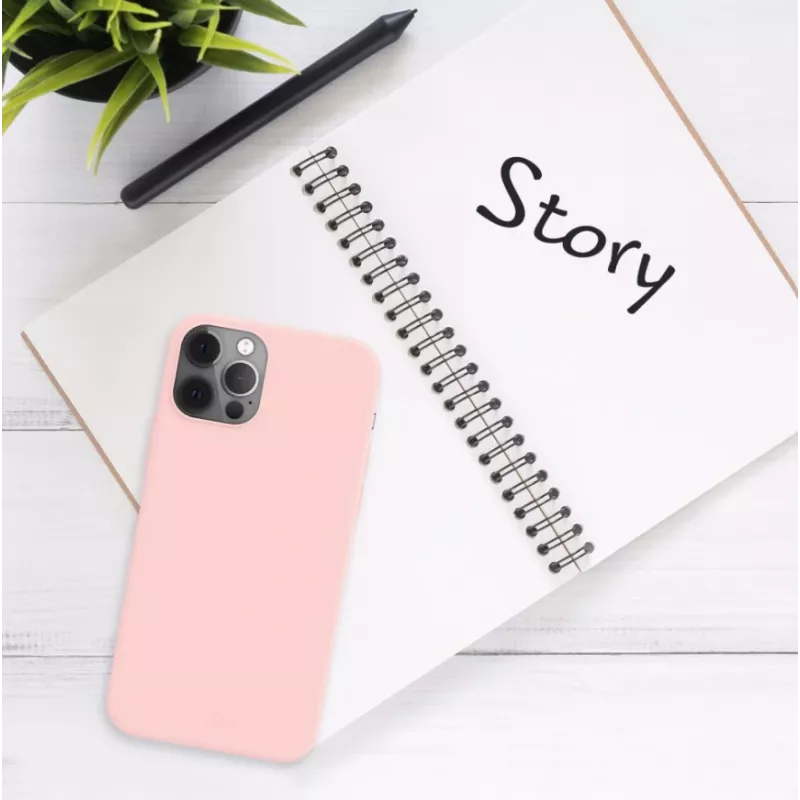 Fixed Story | Aizmugurējais vāciņš | Apple | iPhone 16 Plus | Gumijots | Rozā