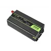 Green Cell INV09 tīkla adapteris/invertors Auto 1000 W Melns