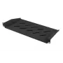 Lanberg AK-1014-B 19 collu plaukts 1U 483x220 mm, 25 kg, melns