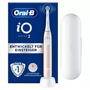 Oral-B 2 iO pieaugušo vibrējošā zobu birste Rozā, Balta