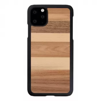 Viedtālruņa maciņš “man and wood” iPhone 11 Pro Max — melns