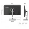 JAPANNEXT JN-I270FHD200F-HSP datora monitors 68,6 cm (27 collas) 1920 x 1080 pikseļi Full HD LED Sudraba