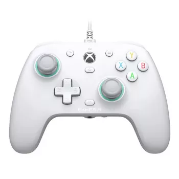 Vadu USB spēļu kontrolieris GameSir G7 SE balts priekš Xbox One, Xbox Series X/S, USB‑C, 3 m kabelis, D‑paliktnis, mikrofona izslēgšana, režīma poga