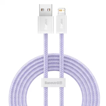 Baseus Dynamic kabelis USB–Lightning, 2,4 A, 2 m (violeta)