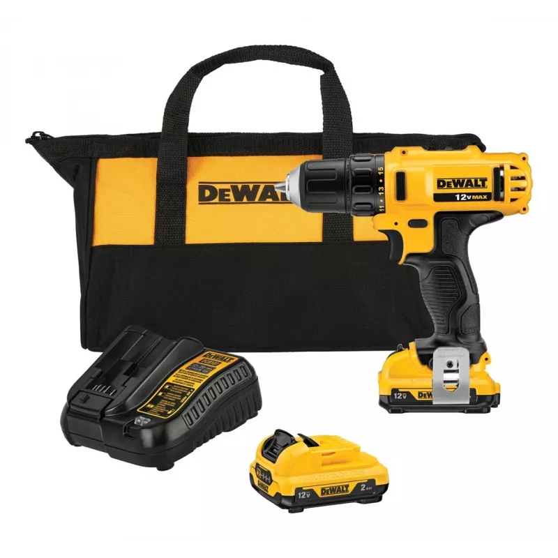 DeWALT DCD Bezatslēgas 10,8V Bezvadu Urbjskrūvgriezis Li-Ion, Eiropas Kontaktdakša