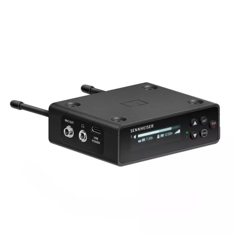 Sennheiser EW-DP 835 SET (R4-9) - kameras komplekts ar miniatūru raidītāju ar rokas mikrofonu ar MMD 835 kapsulu, 552-608 MHz