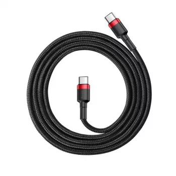 USB-C uz USB-C kabelis Baseus CATKLF-G91 1 m, USB C savienotāji, 0,48 Gbit/s, Melns