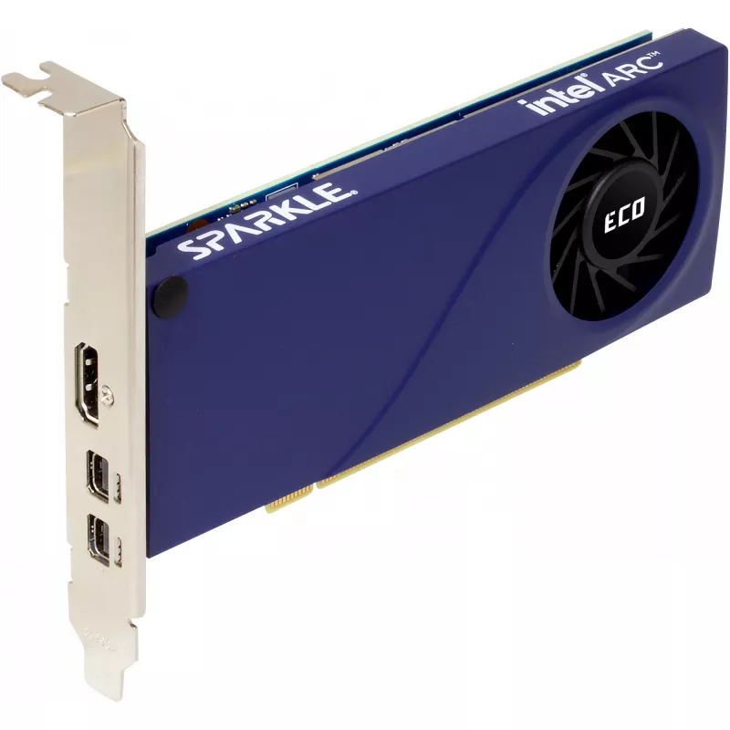 Grafikas karte Sparkle Intel Arc A310 ECO 4 GB GDDR6, PCIe 4.0 x8, 1000 MHz, 64 bitu kopne, 4K@60Hz