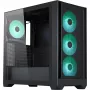 Datora korpuss Silentware Flow 110 A-RGB Melns — vidēja torņa šasija, rūdīta stikla sānu panelis