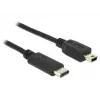 USB kabelis DeLOCK 0.5m USB2.0-C Mini-B 83335