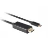 USB-C uz DisplayPort adapteris Lanberg CA-CMDP-10CU-0018-BK Melns 1,8 m
