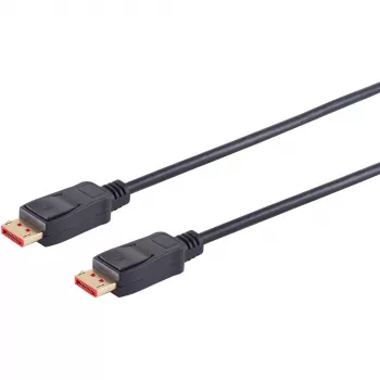 DisplayPort kabelis S/CONN 10-76015 0,5 m melns