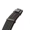 CableMod Universal Pro ModMesh 16-pin to 16-pin kabelis, apvalkots, StealthSense - melns, 60 cm