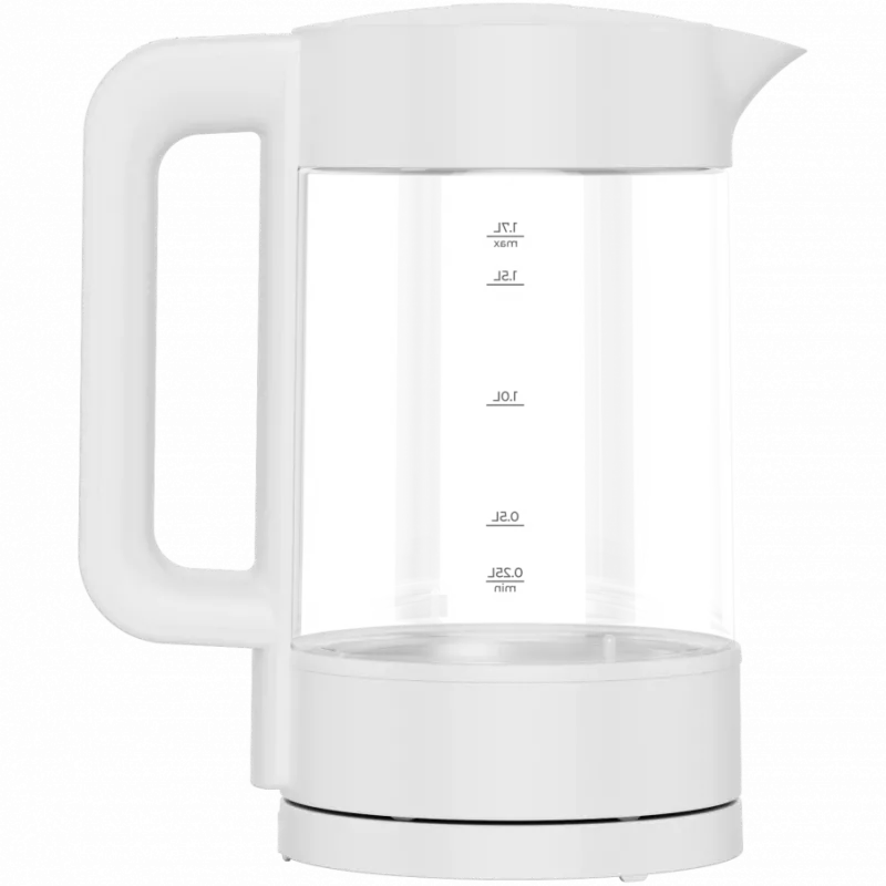 Elektriskā tējkanna, balta, 220-240V, 1850-2200W, 1,7L, siltuma uzturēšana 30 min, 40,60,80,90,100, vadības panelis rokturī