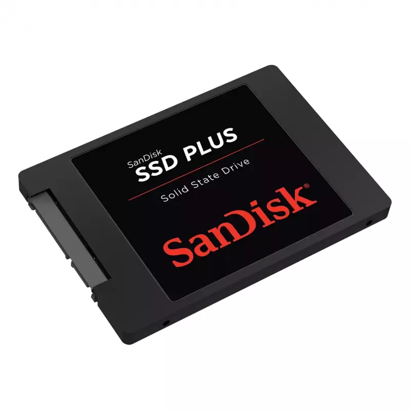 2,5 collu 500 GB SANDISK SSD Plus SATA lasīšanas ātrums līdz 545 MB/s SATA III 6 Gb/s