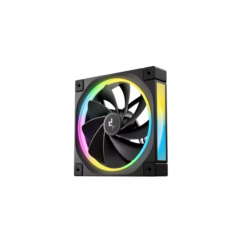 DeepCool FL12R 120mm ARGB korpusa ventilatori, 3 iepakojumā, melni