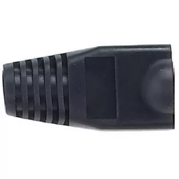 Equip kabelis Boot, melna, Kabeļa uzmava, Melna, RJ-45, 28 mm, 105 g, 100 gab.