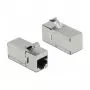 DeLOCK Keystone modulis RJ45 ligzda – RJ45 ligzda Cat.6A 90° leņķī