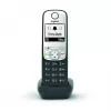 Gigaset A690HX Analog/DECT telefons ar zvanītāja ID, melns, sudrabs
