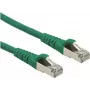 Roline - komutācijas kabelis - RJ-45 (vīr.) uz RJ-45 (vīr.) - 3 m - SFTP, PiMF - CAT 6a - zaļš