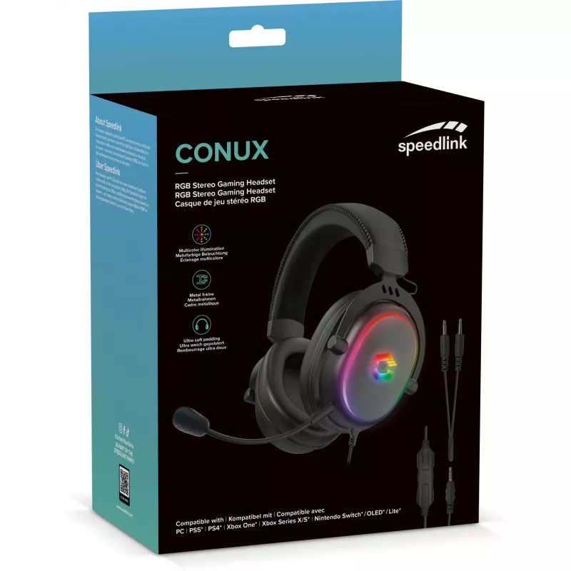 Austiņas SPEEDLINK CONUX RGB