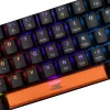 Mehāniskā tastatūra Baracuda Dolphin Melns US izkārtojums ar zilajiem slēdžiem