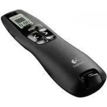 Logitech R800 PRO - 2.4 GHz - 30 m - AAA - USB - Melns - Microsoft Windows XP/Windows Vista/Windows 7 (910-001350)