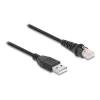 DeLOCK RJ50 uz USB 2.0 Type-A svītrkoda skenera kabelis 2 m