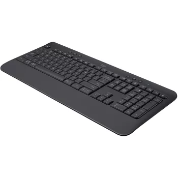 Logitech Signature K650 - Tastatūra - Bezvadu - Bluetooth 5.1 - QWERTY - Spāņu - Grafīts (920-010917)