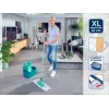 Leifheit 55092 mops no mikrošķiedras 8000 ml sausais un mitrais, zils, pelēks