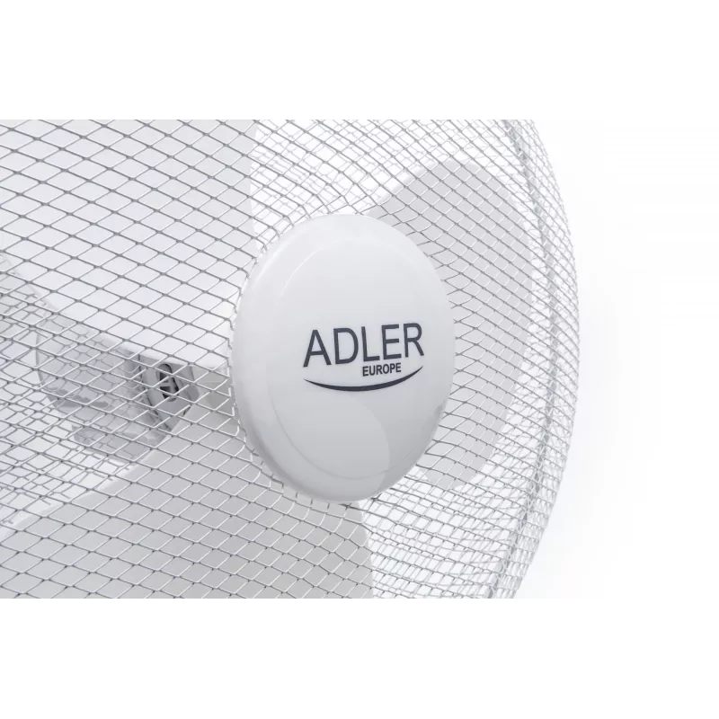 Adler | AD 7305 | Stāvošs ventilators | Balts | Diametrs 40 cm | Ātrumu skaits 3 | Svārstības | 45 W
