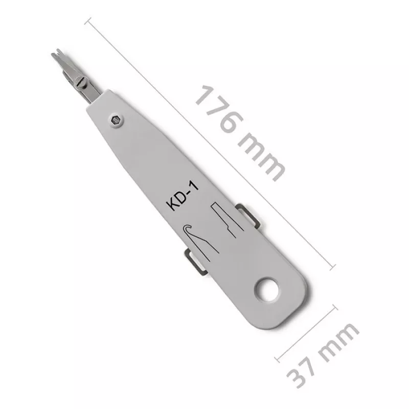 Ievietošanas instruments QOLTEC 54492 kabeļu terminēšanai (saderīgs ar KRONE/LSA)