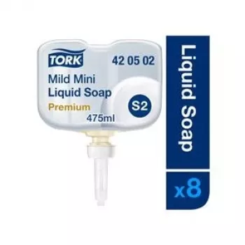 Šķidrās ziepes Nenurodyta Tork Premium Mild S2 475 ml, dozatora uzpilde, maigs sastāvs