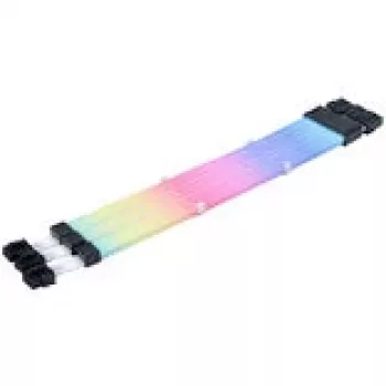 Lian Li Strimer Wireless GPU 3x 8-Pin ARGB strāvas kabelis PW12-1W — bezvadu ARGB GPU strāvas savienotājs (3×8‑kontaktu)