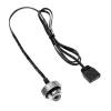 XSPC ARGB LED aizbāžņi, G1/4, 5V 3Pin - hroms