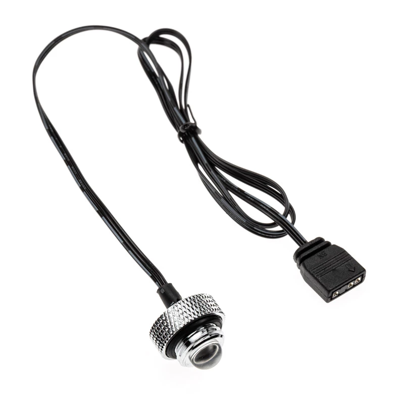 XSPC ARGB LED aizbāžņi, G1/4, 5V 3Pin - hroms