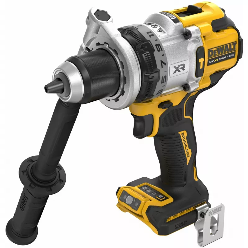 Bezvada urbjmašīna DeWalt DCD1007NT-XJ, 18V bezsuku, 3 ātrumu, 2250 apgr./min, bezatslēgas patrona (1.5–13 mm), 1.85 kg