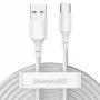 USB kabelis Baseus TZCATZJ-02 1,5 m USB A USB C balts
